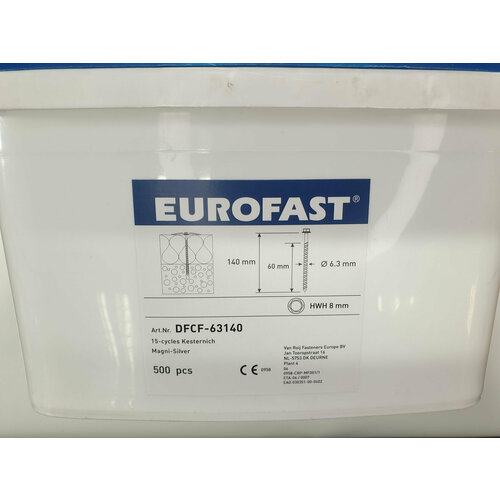 Саморез для сэндвич панелей SW8 6.3 x 140 (500 pcs) EUROFAST, Германия