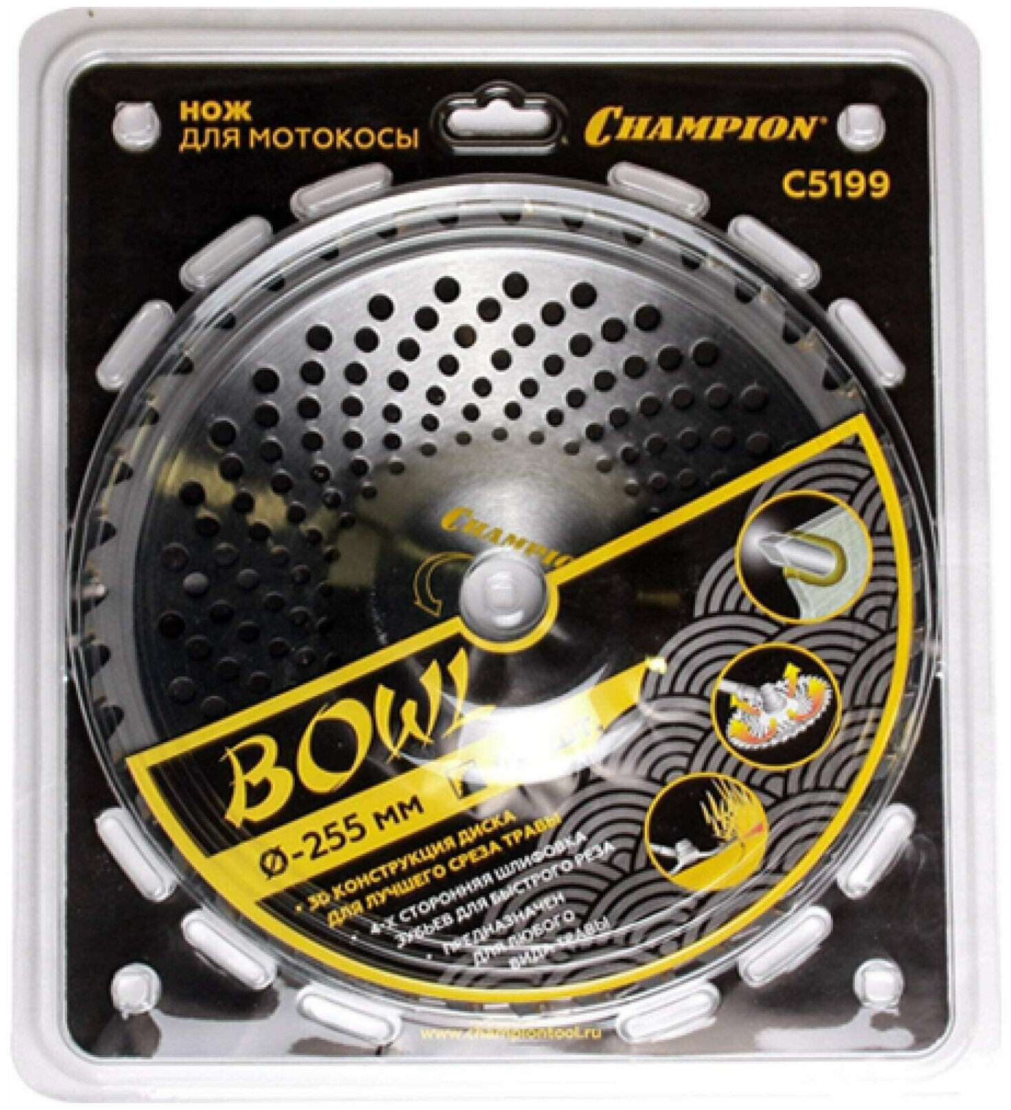 фото Нож с зубцами Champion Bowl (255 мм; 25.4 мм; 40Z)