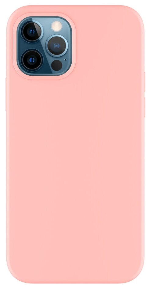 Чехол (клип-кейс) DEPPA Gel Color, для Apple iPhone 12/12 Pro, розовый [87754] - фото №3