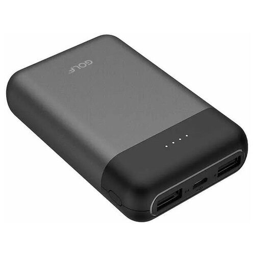 Внешний аккумулятор GOLF G71 10000 mah Кабель Micro usb In Micro usbType-COut Type-CUSB1А21AAlчерный 96100₽