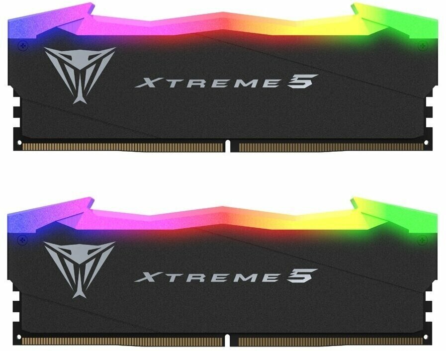 Модуль памяти VIPER XTREME 32GB DDR5-8000 PVXR532G80C38K, CL38, 1.45V K2*16GB RGB PATRIOT