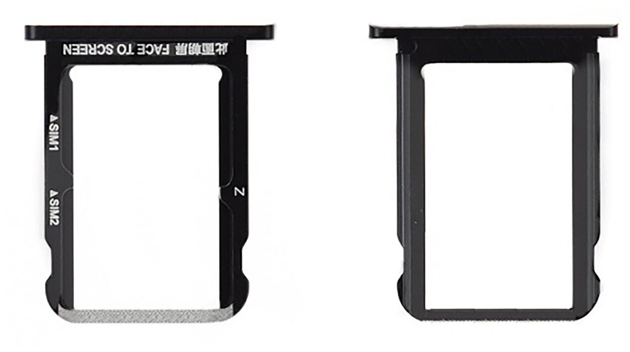 Держатель (лоток) SIM карты для Xiaomi Mi A2 Mi 6X черный