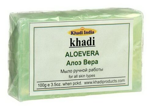 Khadi Мыло кусковое Aloevera, 100 г