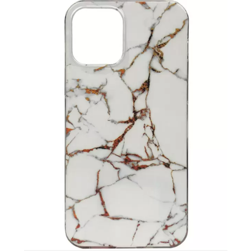 Чехол-Накладка Gresso Marble для Apple iPhone 12 mini (белый) чехол клип кейс gresso meridian для apple iphone 13 mini красный [gr17mrn1143]
