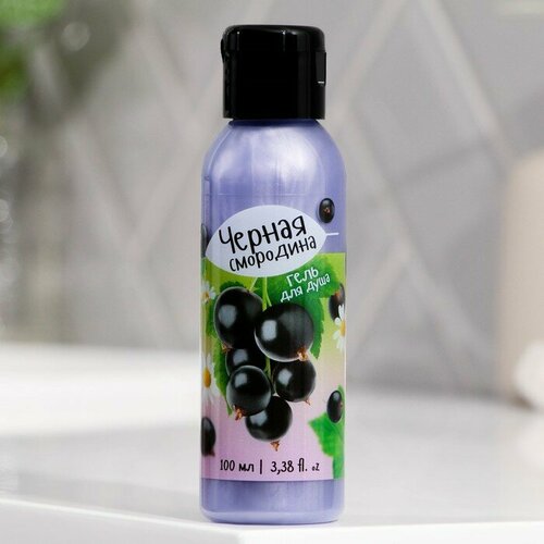 Гель для душа, 100 мл, аромат черная смородина, BEAUTY FOX