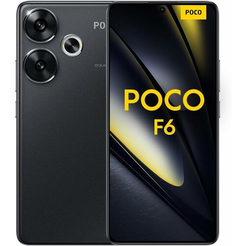 Смартфон Xiaomi Poco F6 12512 ГБ Global Dual nano SIM черный 2899000₽