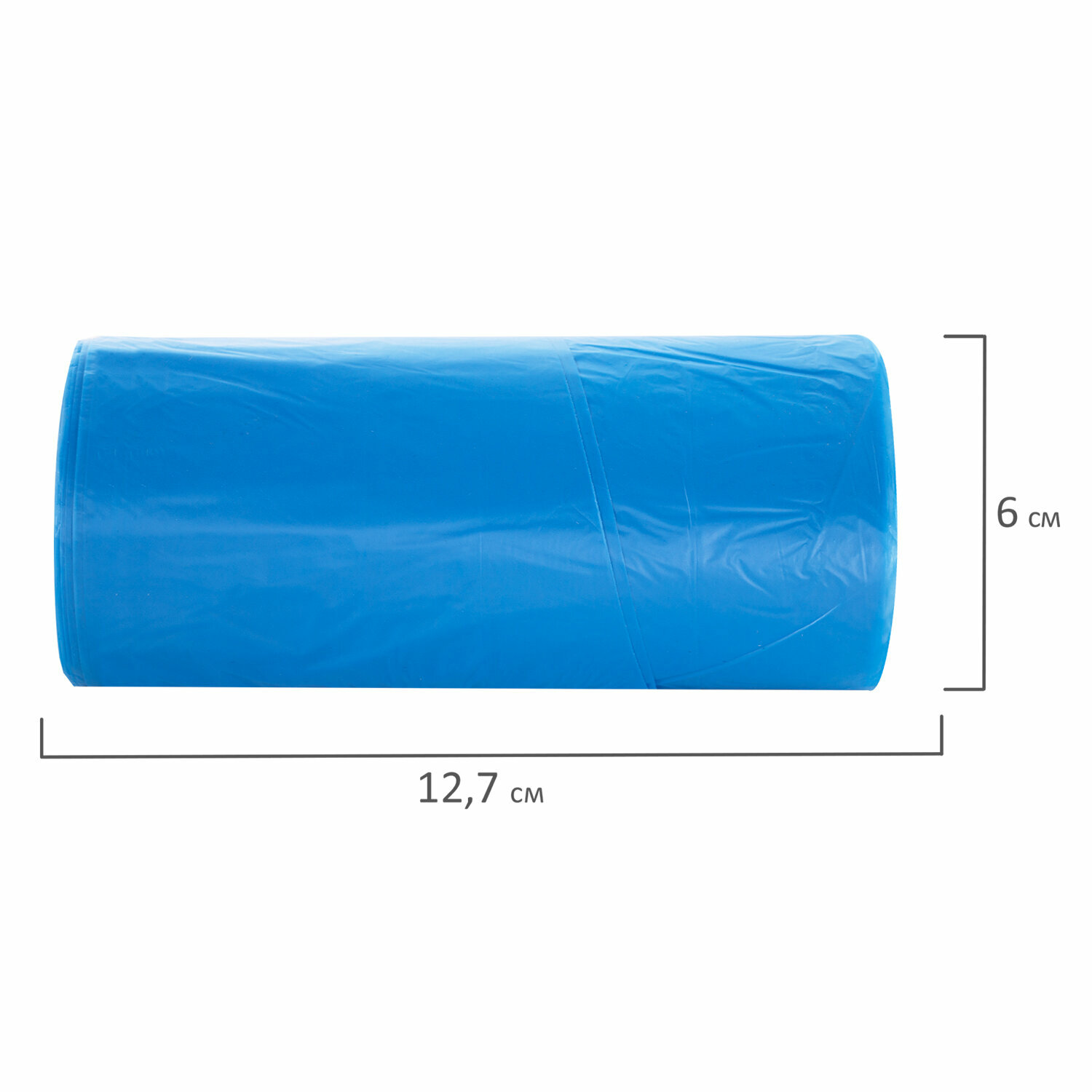 Мешки для мусора с ручками LAIMA ULTRA 35 л, синие, 30 шт, прочные, ПНД 8,5 мкм, 50х54 см, 607683