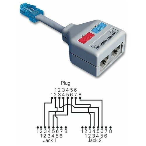 Разветвитель Siemon (YA4-U2-U2) кроссовки torex golden 2pr white