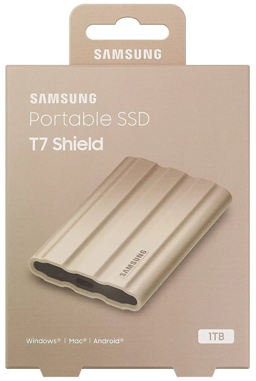 Внешний SSD 1Tb Samsung T7 Shield MU-PE1T0K/WW