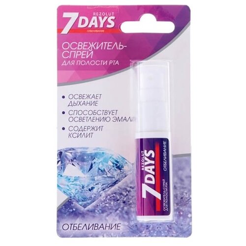 Освежитель полости рта 7 Days Rezolut 