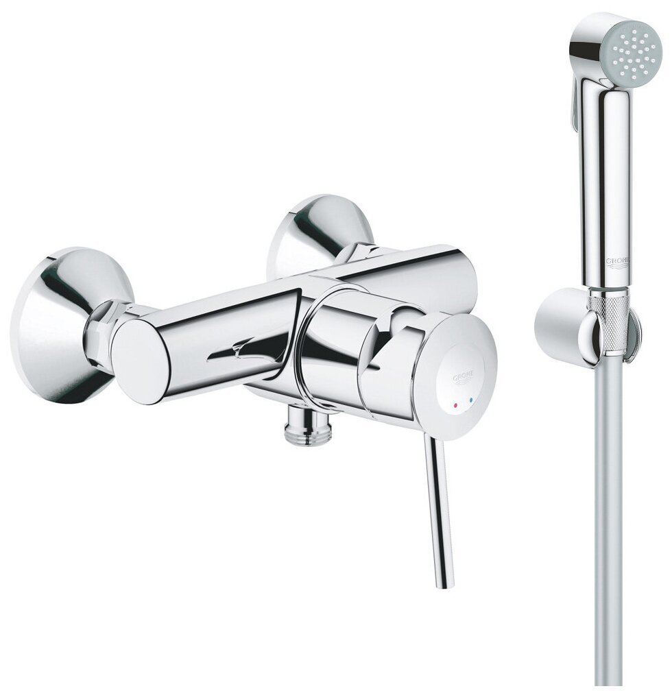 Душ гигиенический со смесителем Grohe BauClassic 32867354