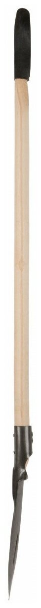 Лопата штыковая, "рельсовая сталь", с деревянным черенком 210х385х1440 мм 77193 - фотография № 7