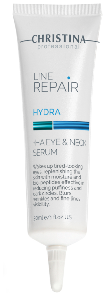 Сыворотка для глаз и шеи с гиалур. кислотой Christina Line Repair Hydra Ha Eye & Neck Serum 30 мл - фото №3