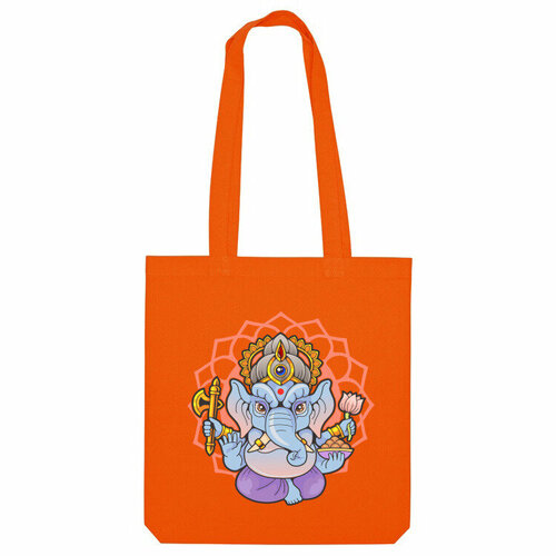 фото Сумка шоппер us basic, оранжевый