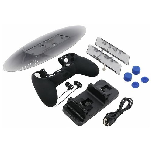 Набор для Playstation 4 ProSlim 5 в 1 с наушникаминакладками на стики 249000₽
