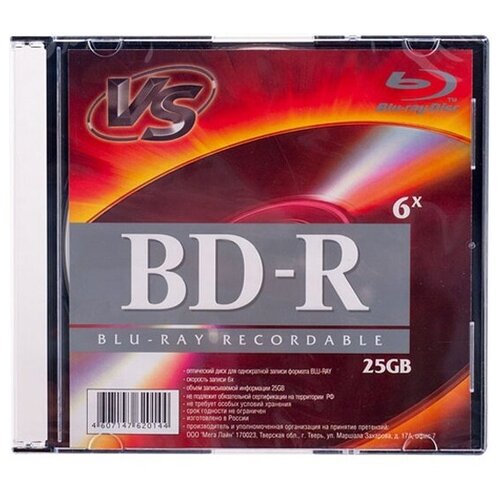 Диск VS BD-R 25 GB 6x SL