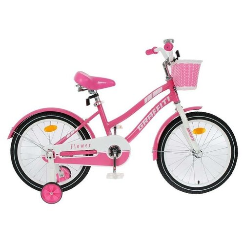 фото Graffiti велосипед 18" graffiti flower, цвет розовый/белый