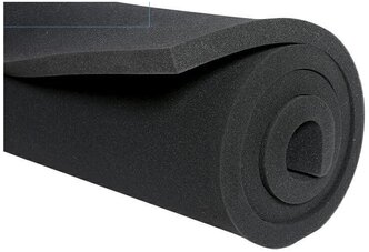 Упаковочный поролон марки SPG2240 30x1000x1000мм, плотность 22 кг/м3, жесткость 40 кПа, цвет черный, плотный пенополиуретан для упаковки и мебели