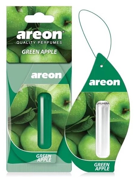 Ароматизатор на зеркало Areon Liquid жидкий зеленое яблоко 5 мл BALEV CORPORATION 704-LR-20 | цена за 1 шт