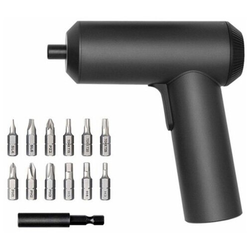 Электрическая отвертка Xiaomi Mijia Electric Screwdriver Gun (черный) аккумуляторная отвертка xiaomi mijia electric screwdriver gun черный