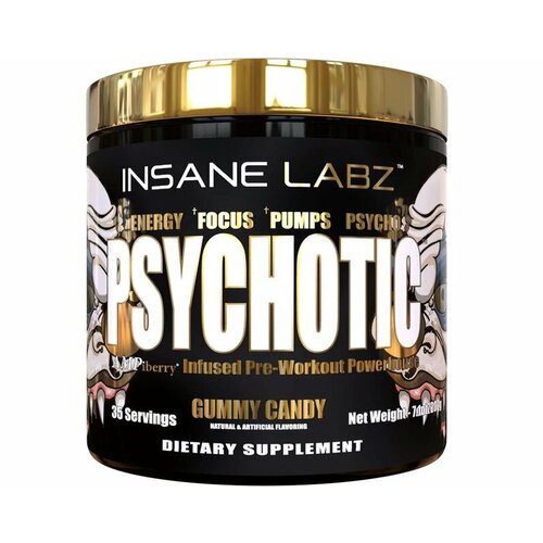 insane labz psychotic black 35 serv fruit punch Insane Labz Psychotic Gold 200 гр (Insane Labz)