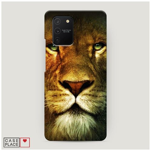 фото Чехол пластиковый samsung galaxy a91 лев арт 8 case place