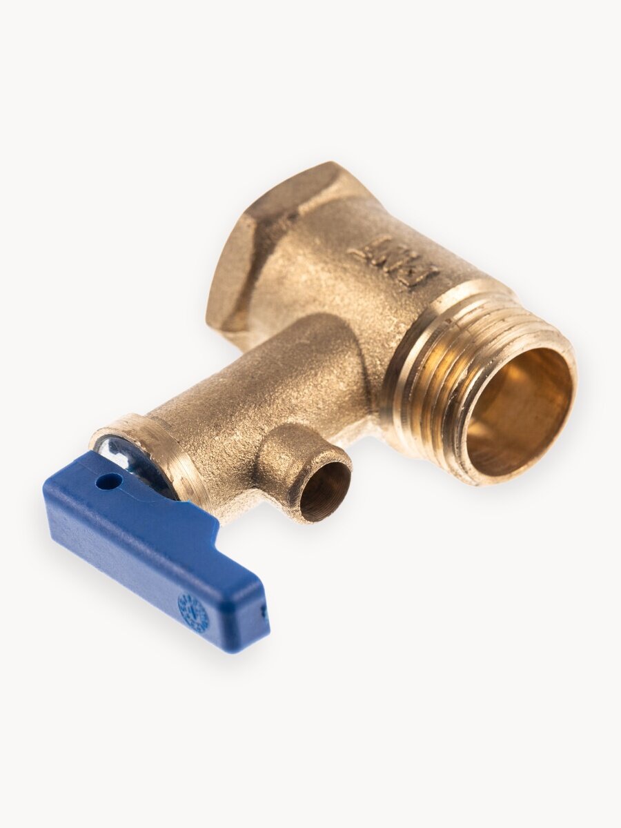 Клапан предохранительный TERMAX 1/2", 6 бар, с ручкой