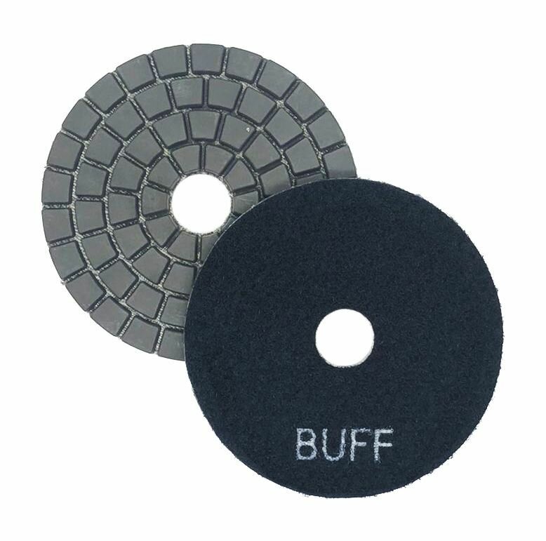 АГШК (черепашка) BUFF для финишной полировки 100мм универсальная WET // круг шлифовальный
