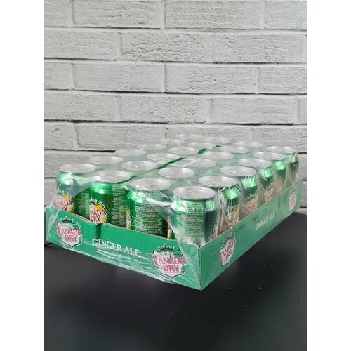 Canada Dry / Газированный напиток Canada dry Канада драй 24 шт.-330 мл