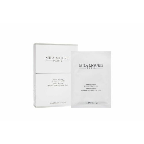MILA MOURSI Антивозрастная крио маска для контура глаз Triple Action Eye Contour Mask