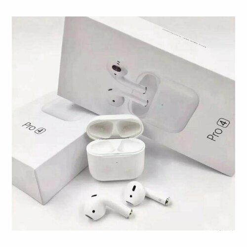 Беспроводные наушники PRO4 для телефона смартфона Блютуз bluetooth наушники с микрофоном для iphone android TWS наушники 510₽