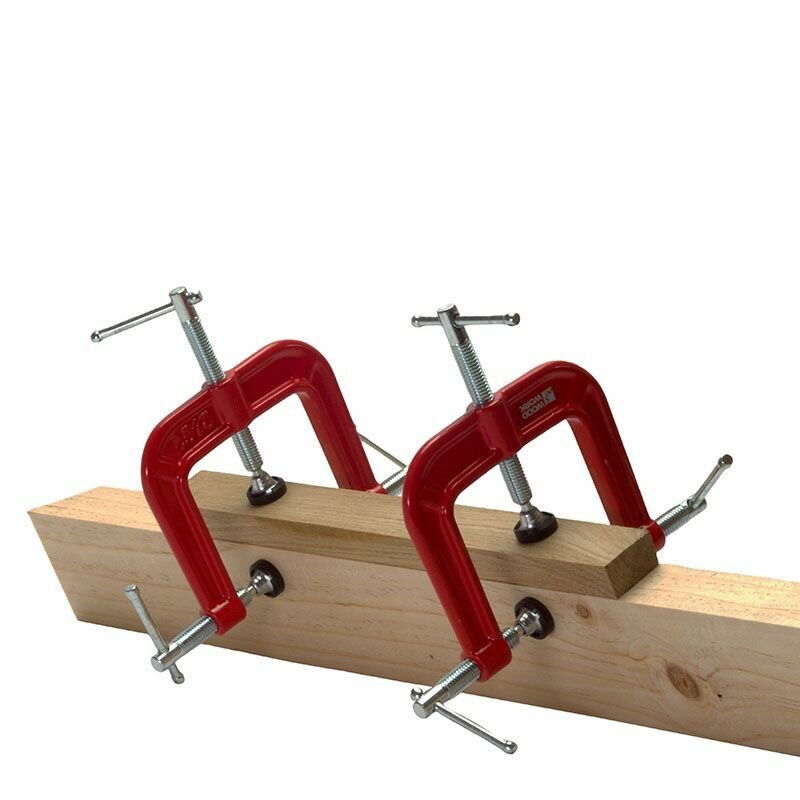 Струбцины Струбцина трехсторонняя кромочная 63,5 мм. Усилие прижима 150 кг. Woodwork EGC-6363