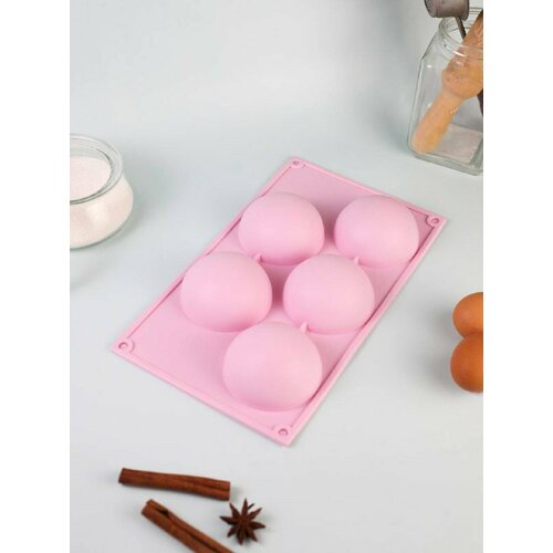 Силиконовая форма для выпечки (5 ячеек 30х17 см)