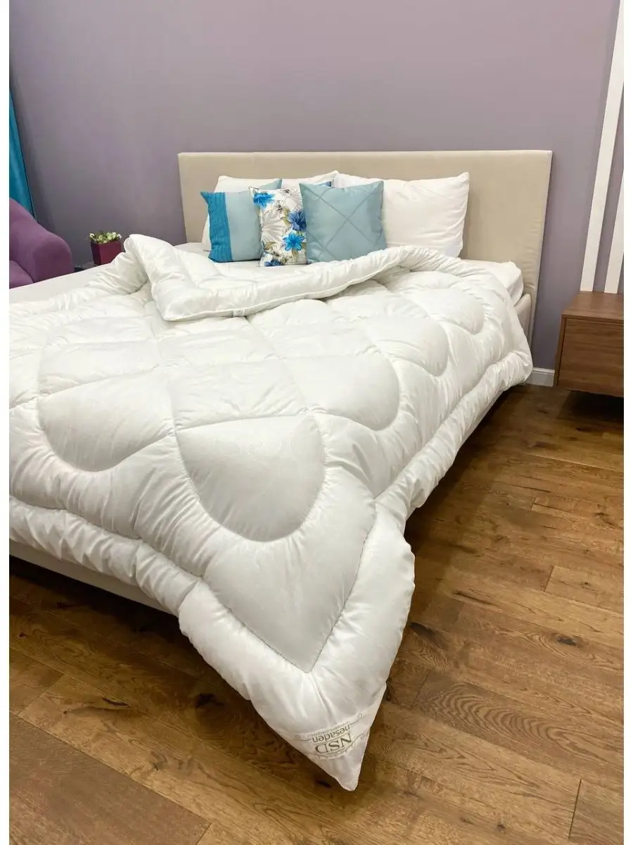 Одеяло зимнее двуспальное 172х205 см, одеяло теплое, зимнее легкое и пышное