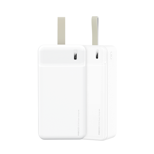Внешний аккумулятор RECCI 50000 mAh USB 225W PD 20W Белый RPB-P41 555000₽