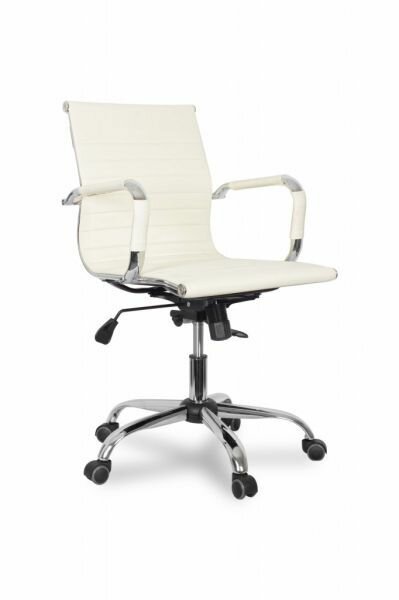 Офисное кресло College CLG-620 LXH-B для руководителя, макс. нагрузка 120 кг, каркас металлический хромированный CLG-620 LXH-B Beige бежевый