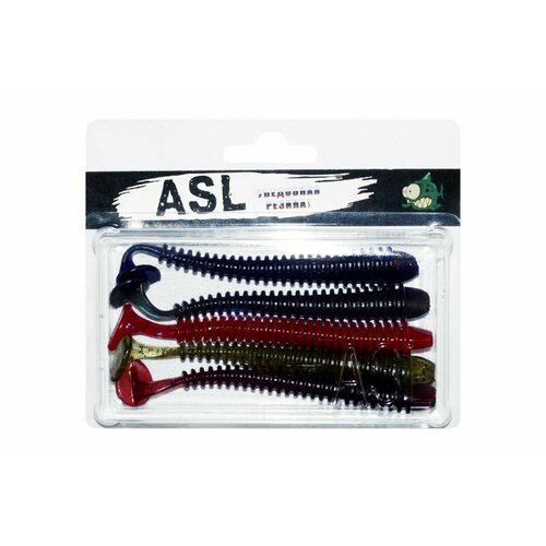 фото Asl "свинг" цвет "mix 2" l-12см (5") 5шт/уп