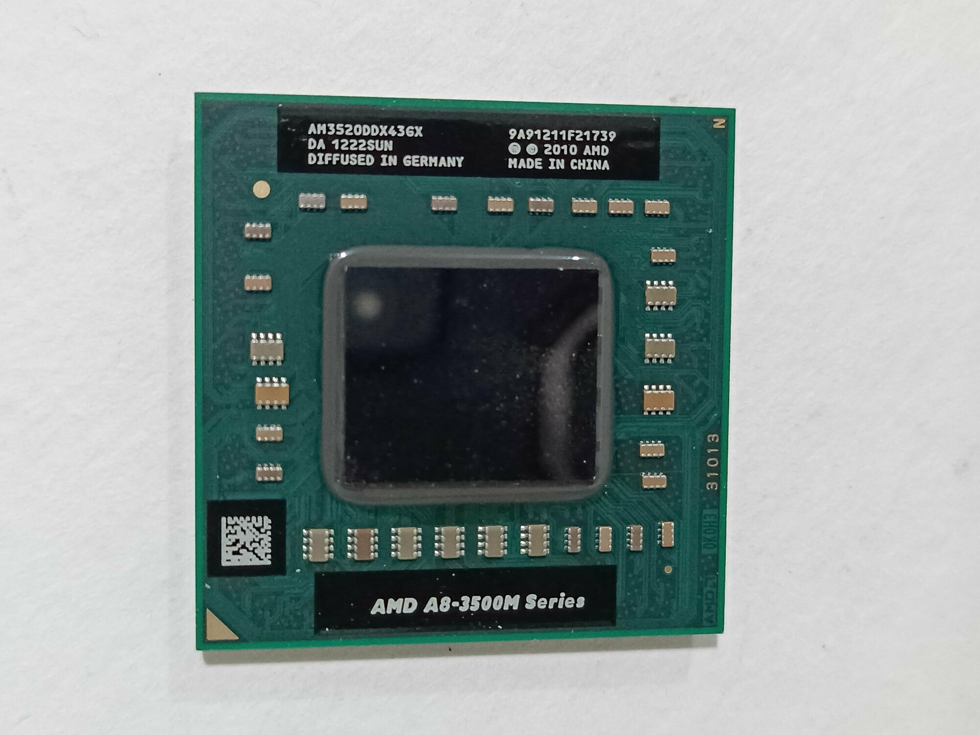 AMD A8-3520M, Llano, ядра, потока, Socket FS1, процессор для