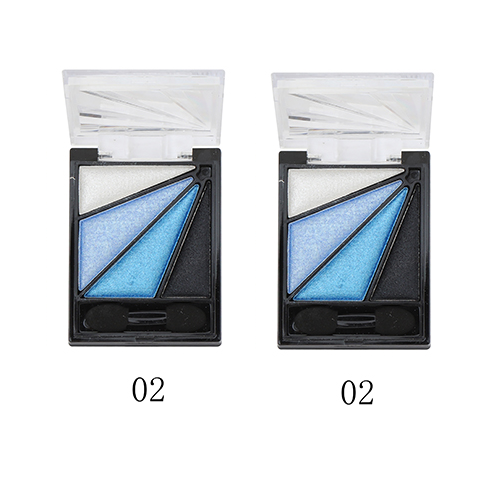 Farres cosmetic Тени для век четырехцветные №2 серо-голубые, 2 шт