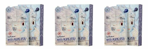 Elizavecca Маска на тканевой основе для лица антивозрастная 3-шаговая 3-step Anti Aging Egf Aqua Mask Pack, 3 шт
