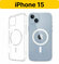 ADV GROUP / Чехол для iPhone 15 с поддержкой MagSafe, противоудар...