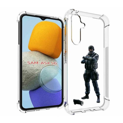 Чехол MyPads Tom-Clancy's-Rainbow-Six-1 для Samsung Galaxy A54 задняя-панель-накладка-бампер чехол mypads tom clancy s rainbow six 2 для samsung galaxy a54 задняя панель накладка бампер