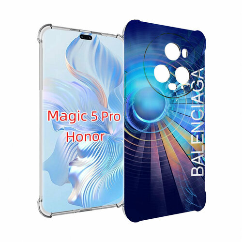 Чехол MyPads Баленсиага-абстракция для Honor Magic 5 Pro задняя-панель-накладка-бампер