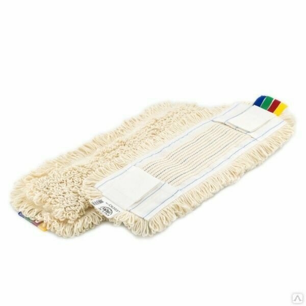 фото Моп хлопковый 40х13 см/ Насадка на швабру белая петлевая