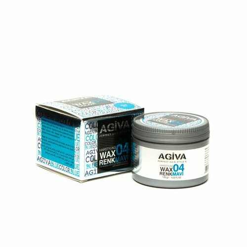 AGIVA Воск для волос синий Color Wax 04 BLUE 120 мл