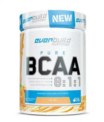 Everbuild Nutrition, BCAA 8:1:1 300г (55порций) ice tea
