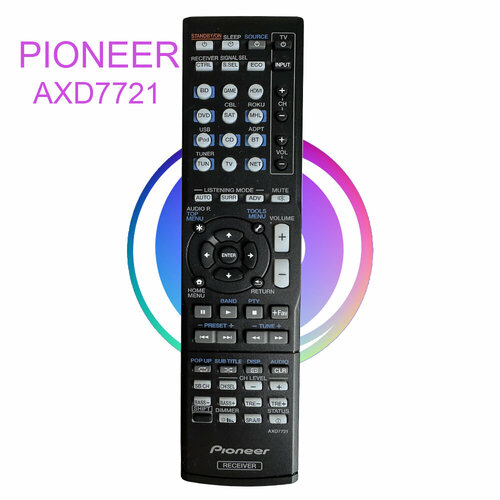 Пульт Pioneer AXD7721, для AV-ресивер Pioneer VSX-824-K пульт для pioneer axd1463