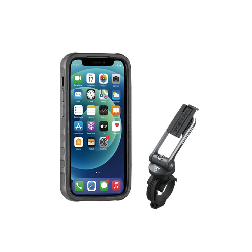 Бокс с креплением Topeak RideCase iPhone 12 mini (TT9867BG), цвет Серый крепление на руль для телефона topeak ridecase centr mount