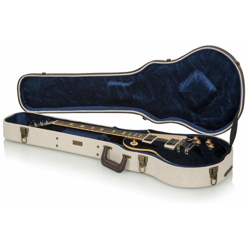 gator gw lps s кейс для гитары типа les paul GATOR GW-JM LPS - деревянный кейс для электрогитары Les Paul, класс 'делюкс', вес 3,63 кг