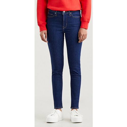 Джинсы Levi's, размер 25/30, синий wepbel casual solid color jeans women